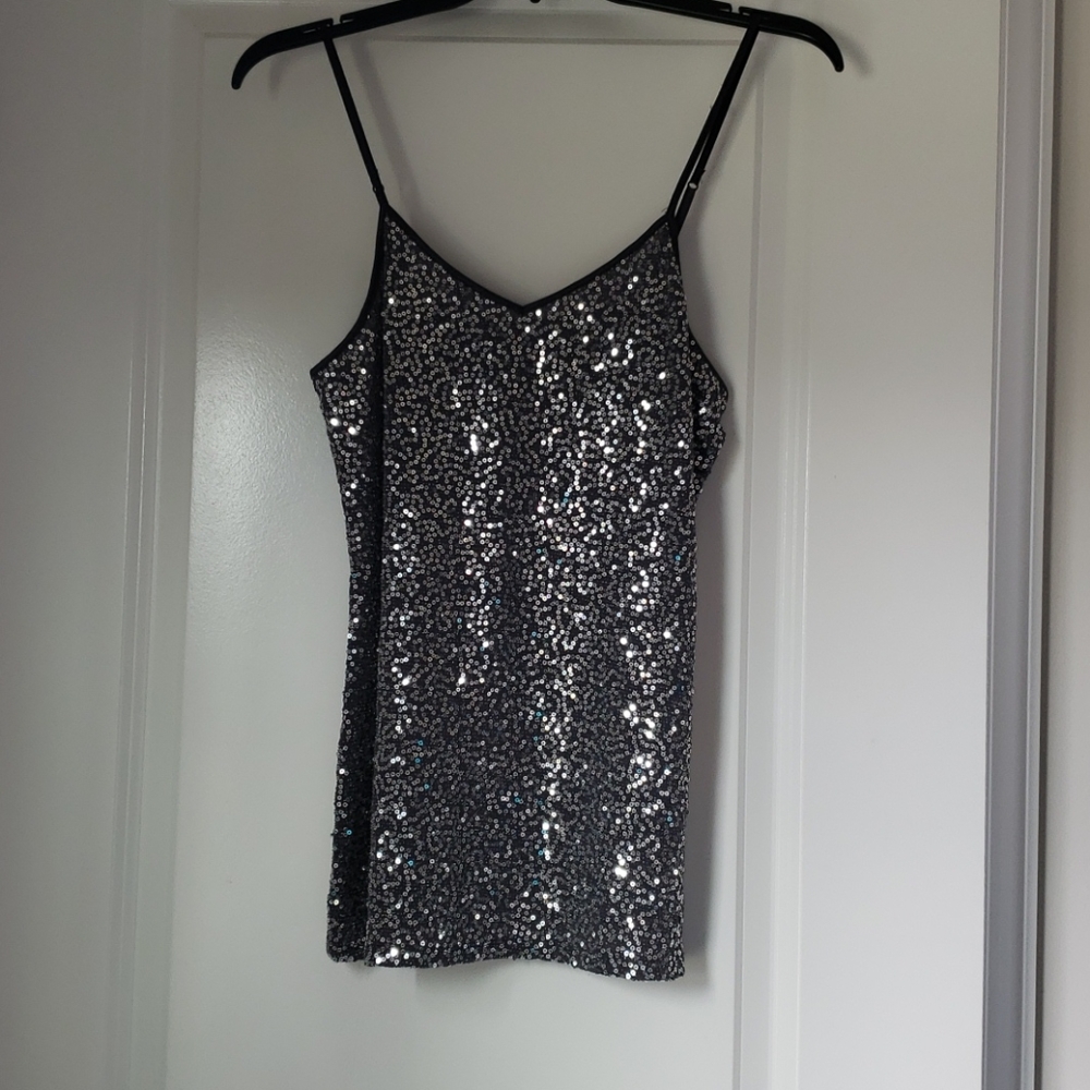 Sequin Tank Top